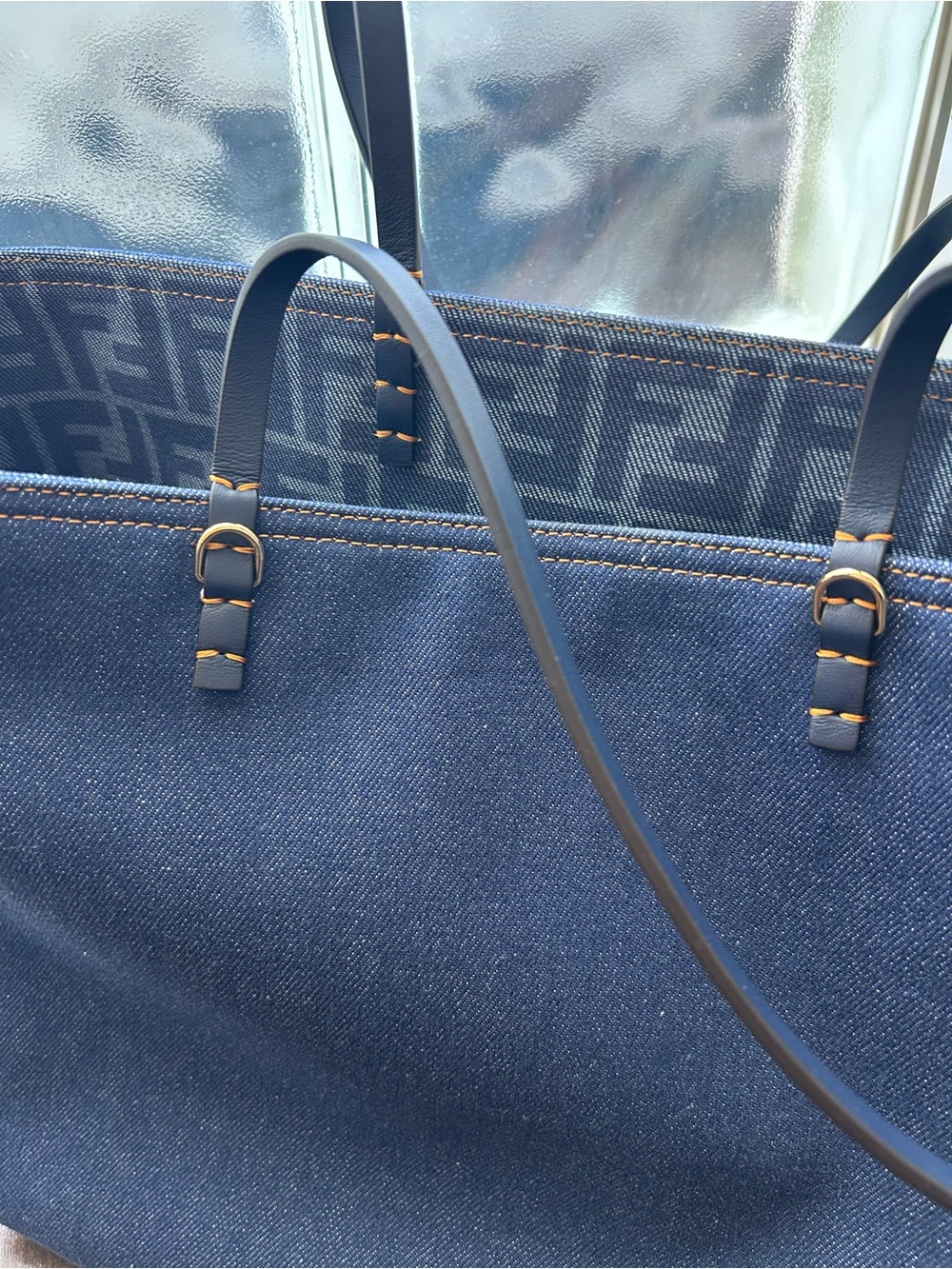 FENDI FF Jacquard Canvas Reversible Tote - New with Tags - Picture 6 of 11